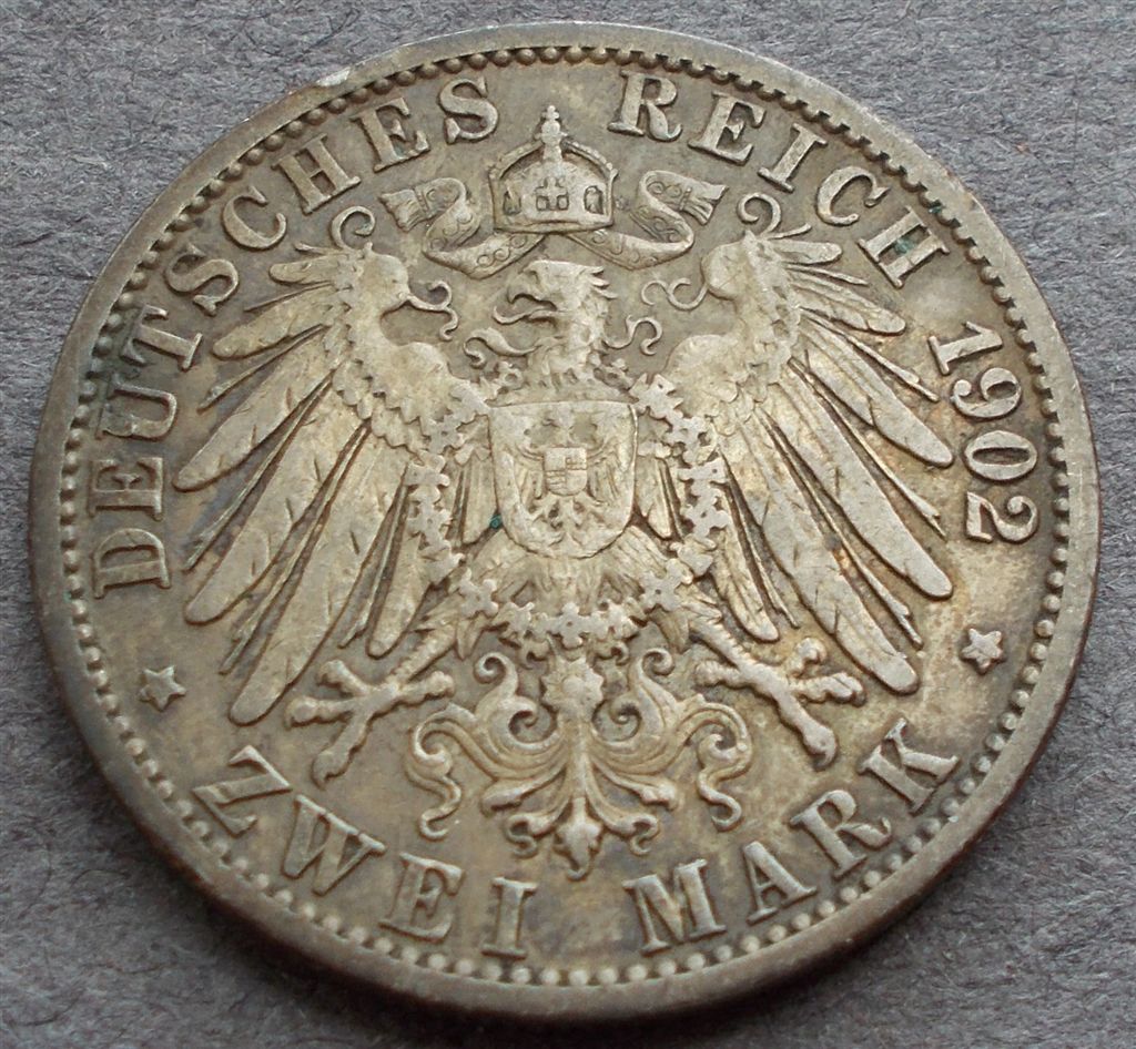 1902-Germany-2-Mark